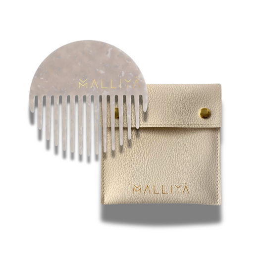 The O Comb & Malliya case - Diamond White