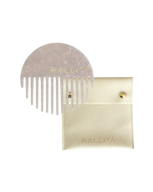 The O Comb & Malliya case - Diamond White
